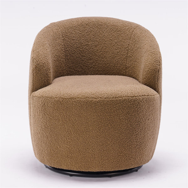Wrought Studio Azeil Upholstered Swivel Armchair Wayfair